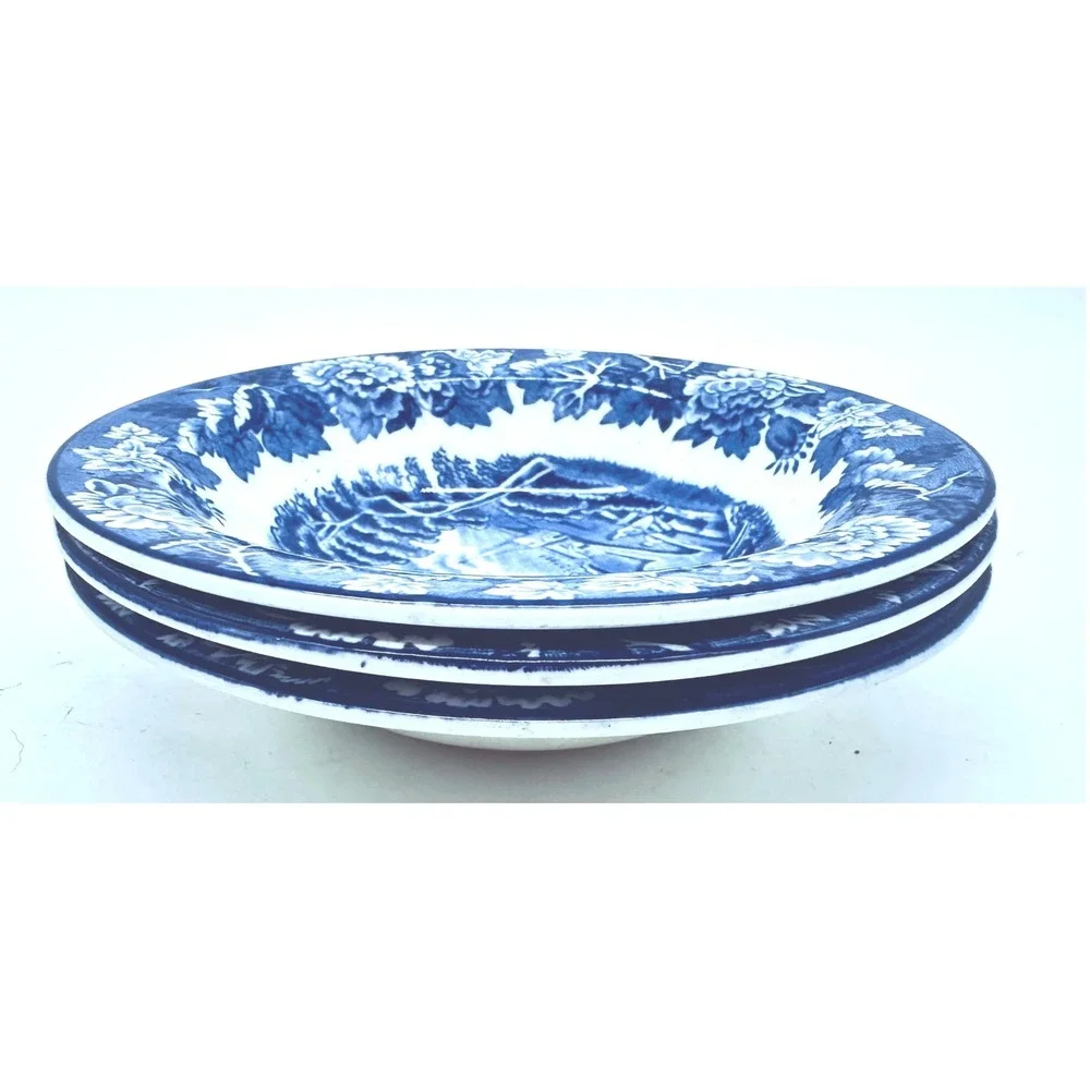 Wood & Sons English Scenery Blue White 5.25